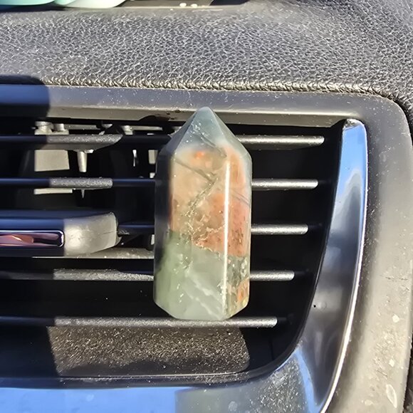 Eclectic Wallflower Other - African Bloodstone Crystal Tower Vent Clip